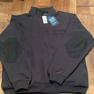 Proper 1/4 Zip Job Shirt-LAPD Navy-Large